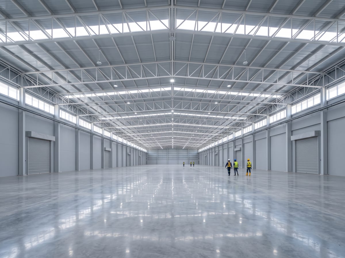 Completed distribution centre in Bang Bua Thong — completed interior