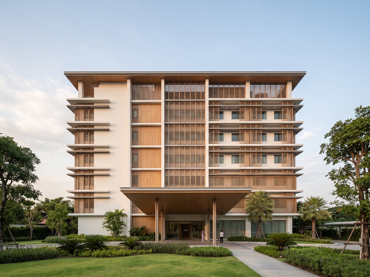 Completed medical centre building in Nonthaburi